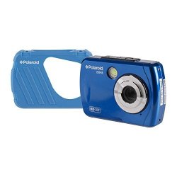 Polaroid IS048 Waterproof Instant Sharing 16 Mp Digital Portable Handheld Action Camera Blue