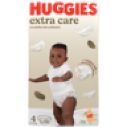 Huggies Extra Care Size 4 Diapers 52 Pack 8-14KG
