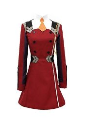 Wish Costume Shop Darling In The Franxx Uniform Zero Two Cosplay Costume L Red