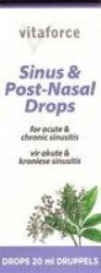 Vitaforce 20ml Sinus & Post-Nasal Drops