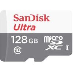 SanDisk Ultra Class 10 128GB Uhs-i Microsdxc Card