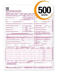 Cms 1500 Claim Formsnew Hcfa Version 02 12 - Health Insurance Laser Cut Sheet - 500 Sheets