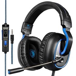 Sades R4 Gaming Headset Headphone 3.5MM Stereo Over-ear With MIC Volume Control For Pc xbox ONE PS4 MAC