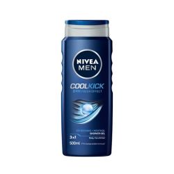 Nivea Men Cool Kick Shower Gel body Wash - 500ML