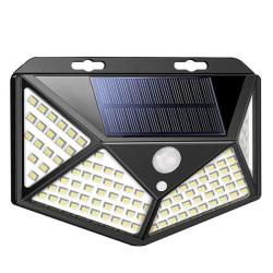 Solar Powered 114 LED Wall Light With Motion SENSOR-Q-L433
