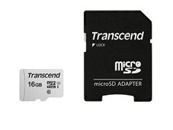 Transcend 16GB Micro Sd Xc 300S Uhs-i With Adaptor