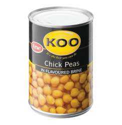 Koo Chick Peas In Brine 12 X 400g