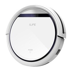 Ilife V3s Robotic Vacuum Cleaner For Pets And Allergies Home - Pearl White