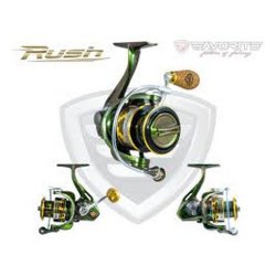 Favorite Rush Spinning Reel Green gold 5.2:1