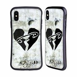 Official 5 Seconds Of Summer Pin Heart Black Sounds Good Feels Good Hybrid Case Compatible For Iphone XS Max