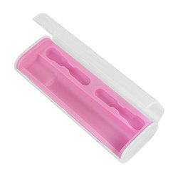 Nbboo Plastic Travel Case For Braun Oral-b Pro 1000 2000 2500 3000 4000 Vitality Power Rechargeable Toothbrush Powered Pink