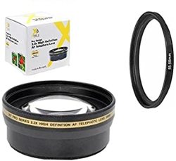 55 Mm D.Vision Weitwinkelobjektiv Für Sony FDR-AX53 DSC-H400 DSC-HX400