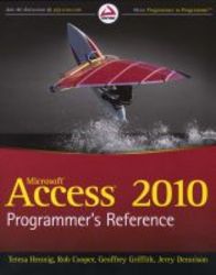 Access 2010 Programmer&#39 S Reference paperback