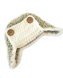 Crochet Aviator Hat
