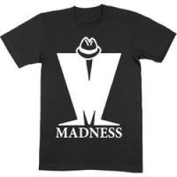 Madness - M Logo Unisex T-Shirt - Black XL