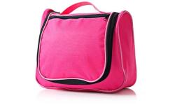 Toiletry Travel Bags In Choice Of Colours - Hot Pink