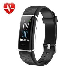 Xhzndz Fitness Tracker Heart Rate Watch - Color Screen Activity Tracker Hr Sleep Monitor Smart Bracelet Pedometer For Women Men Kids Ios And Android