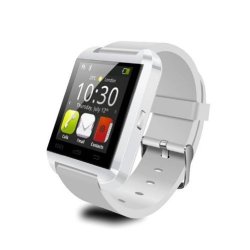U8 Bluetooth Smart Wrist Watch Phone Mate For Android Ios Iphone Samsung LG Sony Htc White