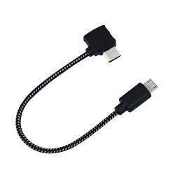 Rantow Nylon Video Data Cables For Dji Spark Drone Remote Controller Lightning To Micro-usb Micro-usb To Micro-usb Type-c To Micro-usb 15CM Type-c To Micro-usb
