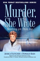 Murder She Wrote Skating On Thin Ice Large Print Hardcover Large Type Edition
