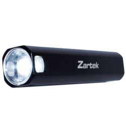 Zartek - ZA-360 LED Flashlight Torch With USB Powerbank 150LM