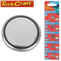 Tork Craft CR1220 3V Lithium Coin Battery X5 Pack Moq 20 BATCR1220-5