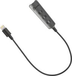 J5 Create Premium Audio Adapter With Lightning Connector - Black