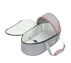 Inv Baby Cot Changing Bag Baby Travel Cot Foldable Portable Children's Travel Cot -grey