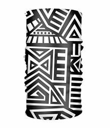 Head Wraps Black And White Square Head Scarf For Women Men