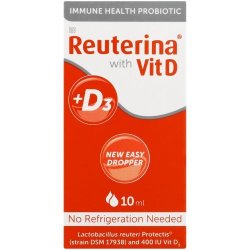 Reuterina Vit D Daily Immune Health Probiotic Drops 10ML