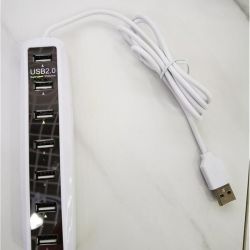 Mecer 7-PORT External USB 2.0 Hub With 2.5A Power Adapter