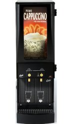 Wilbur Curtis Caf Primo Cappuccino With Lightbox 2 Station Cappuccino 4 Lb Hoppers - Commercial Cappuccino Machine - CAFEPC2CL10000 Each