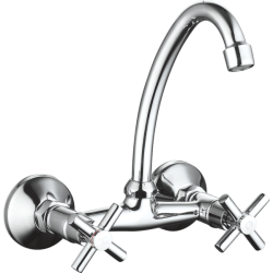 Scorpio Wall Type Sink Mixer With Swivel Jl Spout - Mica Online