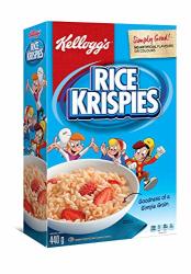 Kellogg's Rice Krispies Cereal 440G 15.5OZ Imported From Canada}