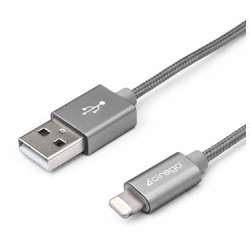 Cirago Lightning Braided Cable 3ft in Grey