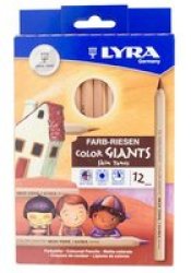 Color Giants Skin Tone Coloured Pencils Set Of 12