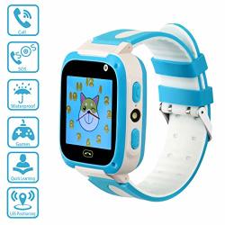 Kids Smartwatch With Games 2G Nano Sim Card Gprs Lbs GSM Waterproof Shockproof Sos Call flashlight Weather Forecast Alarm Clock Photo Album And Remote Camera