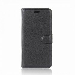 Tuff-Luv K2_45 Essentials Range Horizontal Flip Leather Case With Wallet & Holder For Huawei P20 Lite - Black