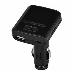 Car Bluetooth MP3 Player Sacow I6 Bt Dual USB Charger Lcd Car Kit MP3 Bluetooth Fm Transmitter With Hands-free Black