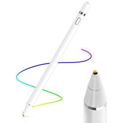 Aicase Active Stylus Pen 1.45MM High Precision And Sensitivity Point Capacitive Styluscompatible For Iphone Samsung Ipad Pro Ipad Air 2 Tablets Work At Ios