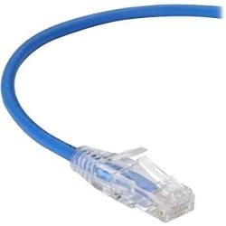 Black Box C6PC28-BL-10 Slim-net CAT6 250-MHZ 28-AWG Stranded Ethernet Patch Cable - Unshielded Pvc Sn