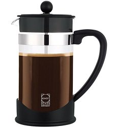 Grosche Dresden Eco-friendly French Press With German Glass Beaker 1000 Ml 34 Oz 8 Cup