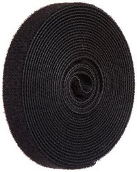 Velcro 1801-ow-pb b Black Nylon Onewrap Strap Hook And Loop 1 2 Wide 10' Length