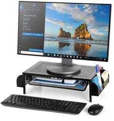 Deals On Metal Bextsware Desk Monitor Stand Riser Desktop