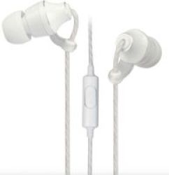 Astrum Eb400 Metal Stereo In-ear Headphones With Mic White