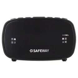 Safeway Radio Alarm Clock Black