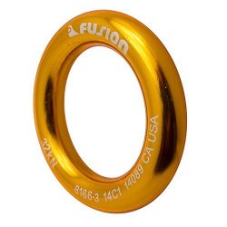 Fusion Climb Perfect Tension Aluminum O-ring Large 2.625" Gold 32KN