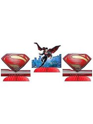 Superman Man Of Steel Centerpieces 3CT