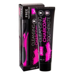 Oral Care Cleansing Charcoal Toothpaste & Tooth Brush - 100ML