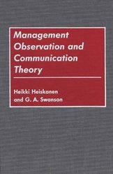 Management Observation and Communication Theory